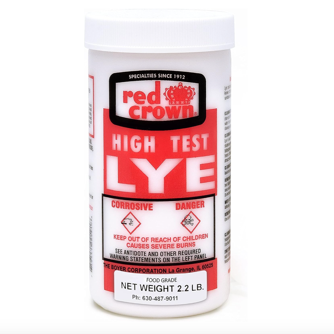 Sodium Hydroxide Lye 2.2 Lbs – WORKSHOP HERITAGE