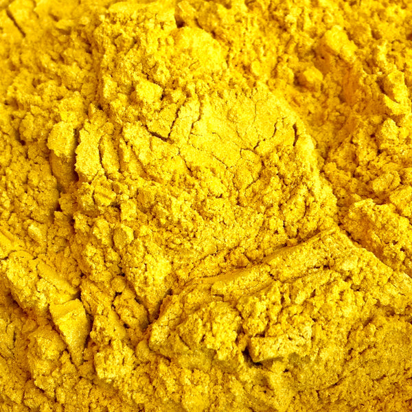 Dark Yellow Mica - Ethically Sourced and Cruelty Free