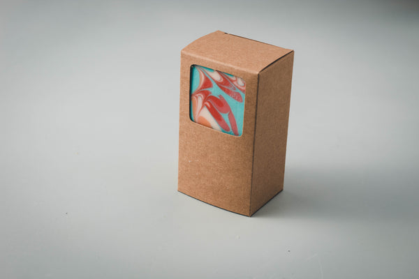 Large Craft Paper Soap Boxes with Window